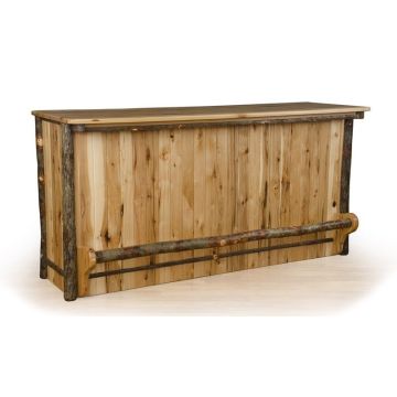 Saranac Hickory Rustic Log Bar