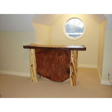 Rustic Log Bar