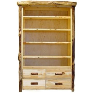 Log Furniture Bookcase