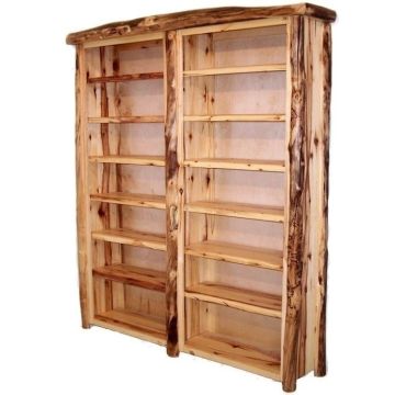 Log Cabin Style Bookcase