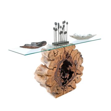 Modern Organic Console Table