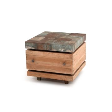 Industrial Chic End Table