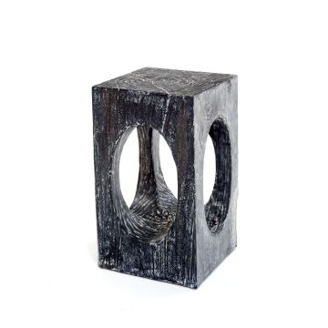 Natural Wood Furniture End Tables or Pedestals Group #2 - Elliptical
