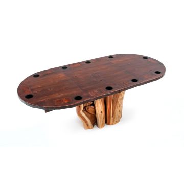 Log Game Table with Expandable Top