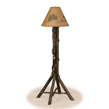 Log Floor Lamp