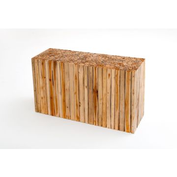 Natural Wood Furniture Sofa Table Lakeside Collection
