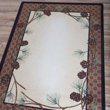 Delicate Pines Rug - Natural