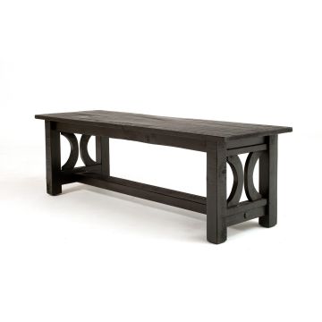 Painted Cottage Sunrise Bench - Black Harvest