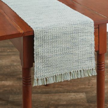 Barely Blue Basketweave Table Runners