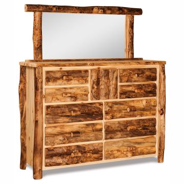 Aspen Highlands 10 Drawer Log Dresser