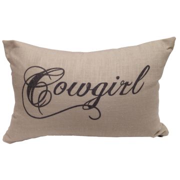 Cowgirl Accent Pillow