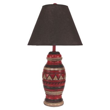 Rustic Southwest Saddle Bag Table Lamp