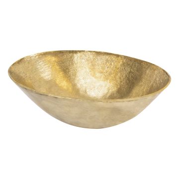 17" Oval Polished Terra Firma Brass Vessel Sink