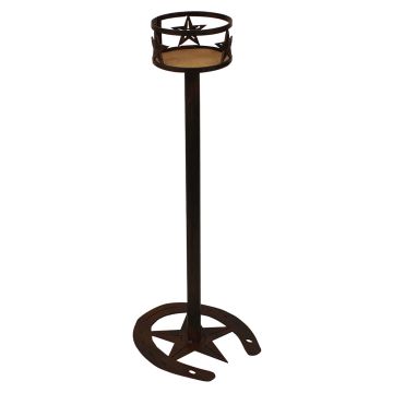 Rustic Western Star & Horseshoe Drink Holder