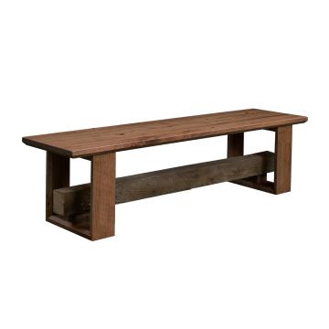 1869 Frontier Barn Wood Dining Bench