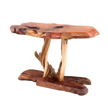 Rustic Sofa Table Made with Redwood & Juniper