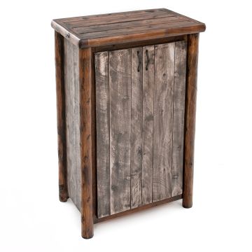 Olde Towne Rustic Log Chef Cabinet - Discontinued Finish