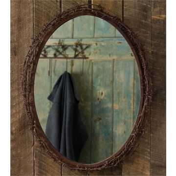 Barbed Wire Mirror