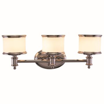 Carlisle 3-Light Chrome Vanity Light