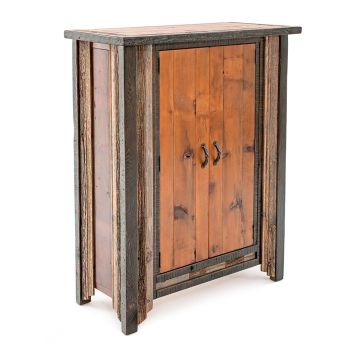 Western Woods Rustic 2 Door Pantry Cabinet