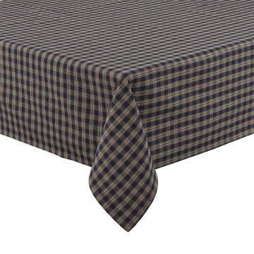 Rustic Navy Plaid Tablecloths