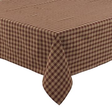 Rustic Wine Plaid Tablecloths