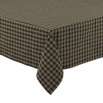 Rustic Black Plaid Tablecloths