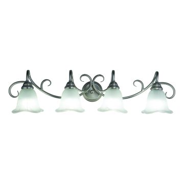 Bella 4-Light Brushed Nickel Vanity Light