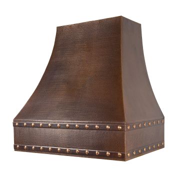 36″ Correa Oil Rubbed Bronze Hammered Copper 735 CFM Wall Mounted Range Hood