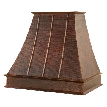 38″ Euro Oil Rubbed Bronze Hammered Copper 735 CFM Wall Mounted Range Hoods