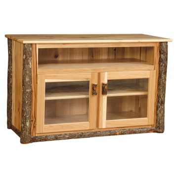 Saranac Hickory Log TV Stand