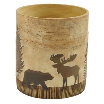 Black Forest Wildlife Waste Basket