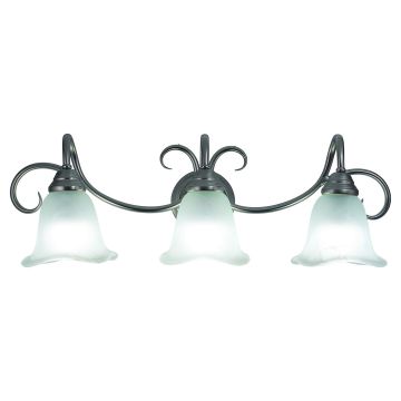 Bella 3-Light Brushed Nickel Vanity Light
