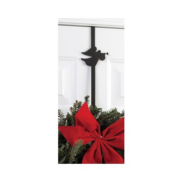 Wrought Iron Angel Wreath Hanger