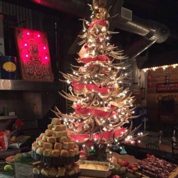 Antler Christmas Tree using Naturally Shed Antlers