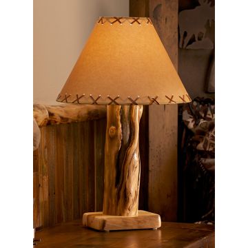 Aspen Log Table Lamp