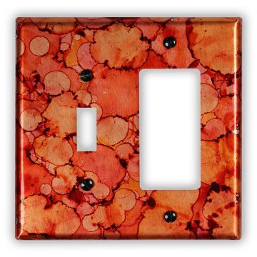 Autumn 1 Toggle 1 Rocker/GFI Copper Switch Plate