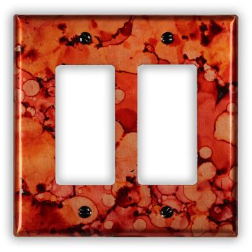 Autumn 2 Rocker/GFI Copper Switch Plate