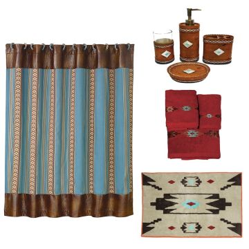 Aztec Bathroom Set