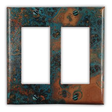 Azul 2 Rocker/GFI Copper Switch Plate