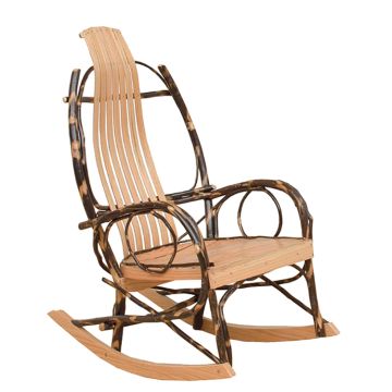 Twig Arm Hickory Rocker