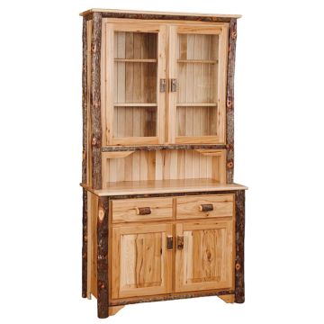 Saranac Hickory 2 door buffet & hutch 