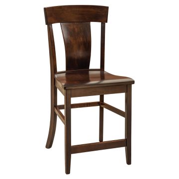 Baldwin Heights Double Bent Barrel Bar Stools - Stationary