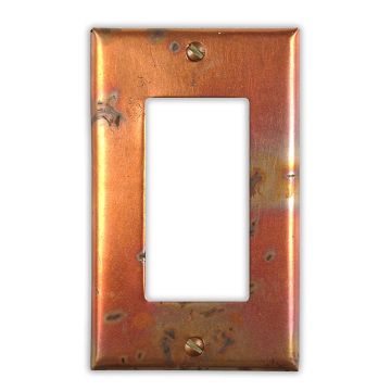 Bamboo 1 Rocker/GFI Copper Switch Plate