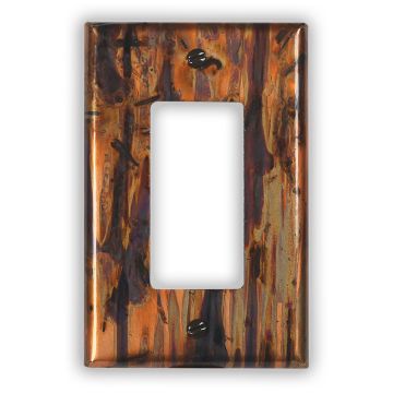 Bamboo Forest 1 Rocker/GFI Copper Switch Plate