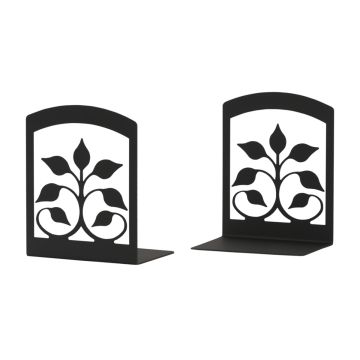 Wrought Iron Leaf Fan Book Ends