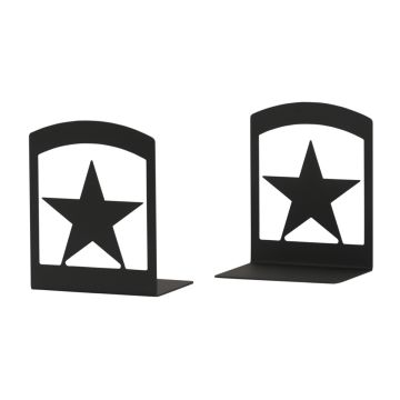 Wrought Iron Star Book Ends