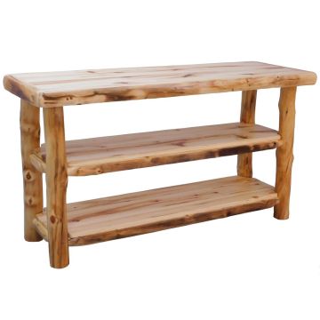 Beartooth Aspen Log Sofa Table