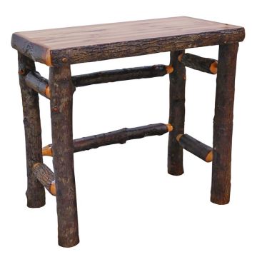 Beartooth Hickory Log Writing Desks - Wild Panel Hickory