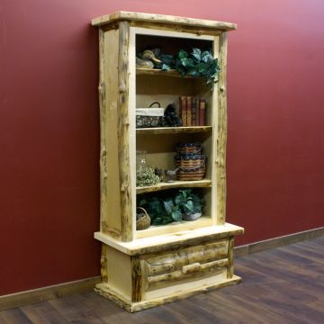 Aspen Rustic Bookcase